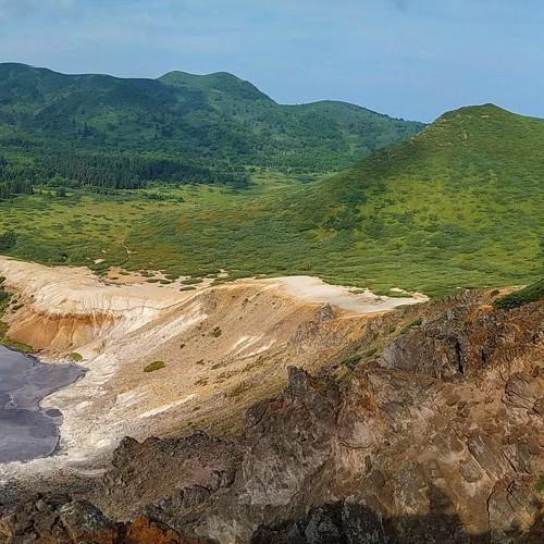 Озеро Кипящее, остров Кунашир