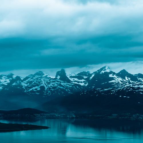 Mountains in Tromso, Norway