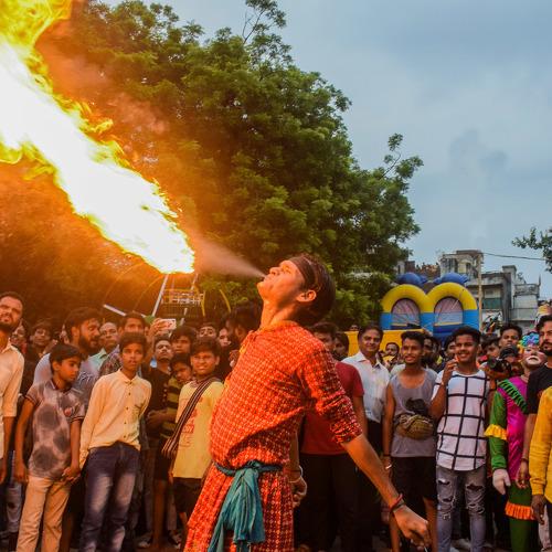 The fire man