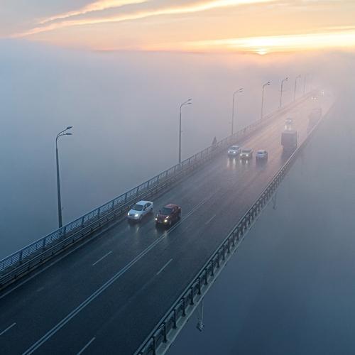 Мост в тумане