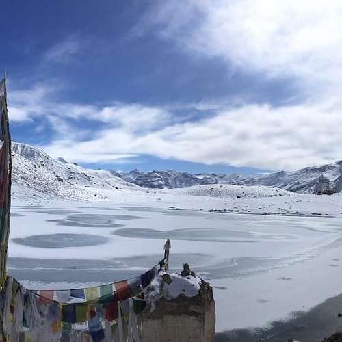 Frozen Dhankarlake