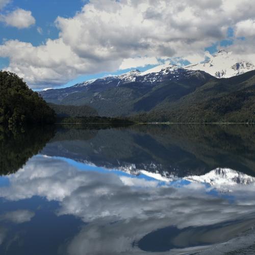 Sailing on Lake Frías