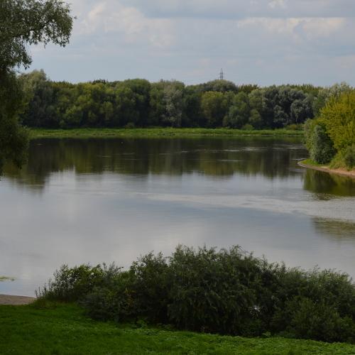 Река Москва. Возле Коломенского кремля