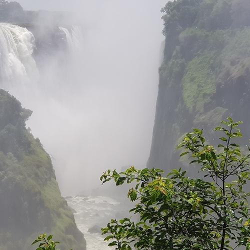 Mist over Victoria Falls