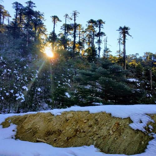 Snow & the Sunset