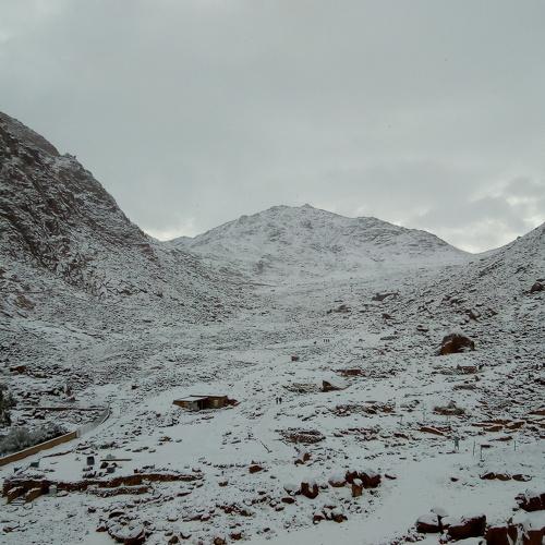 Snow in the Sinai