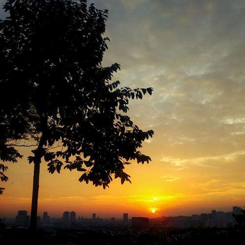 Sunset at Bukit Kiara Public park