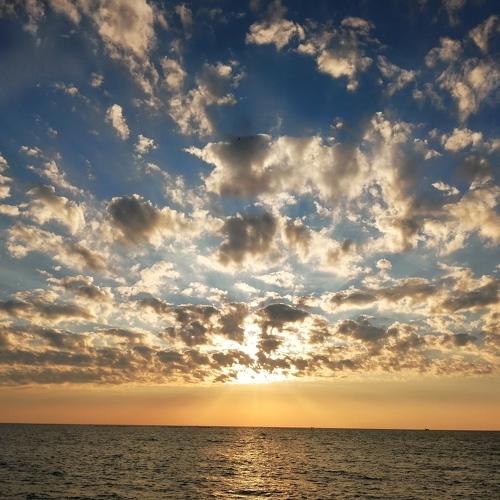 Beautiful Sunset near the Sea