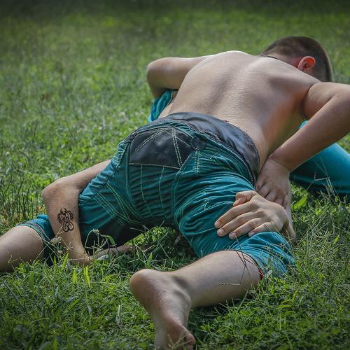 oily wrestling