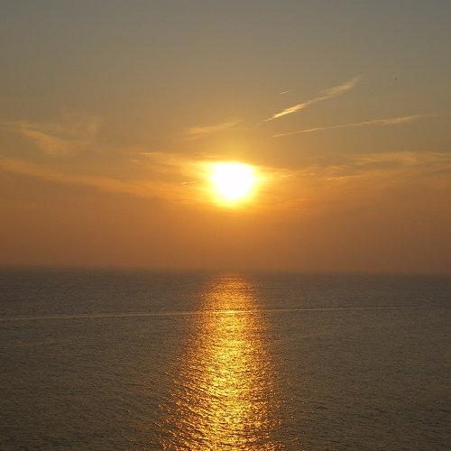 Le soleil en face