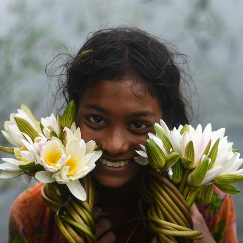 Smile of Lotus Flower.