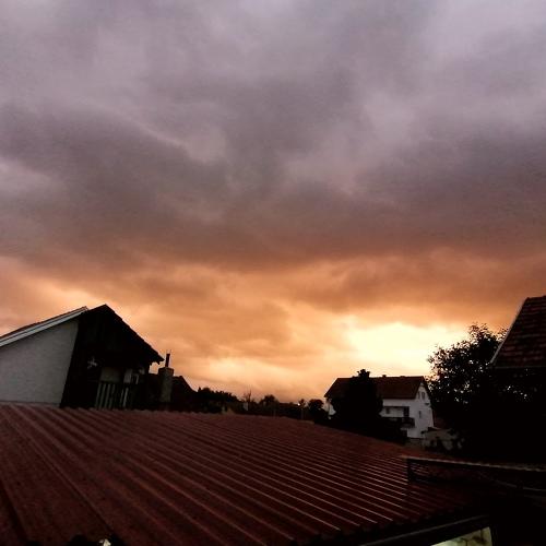 Heavenly looking sky.