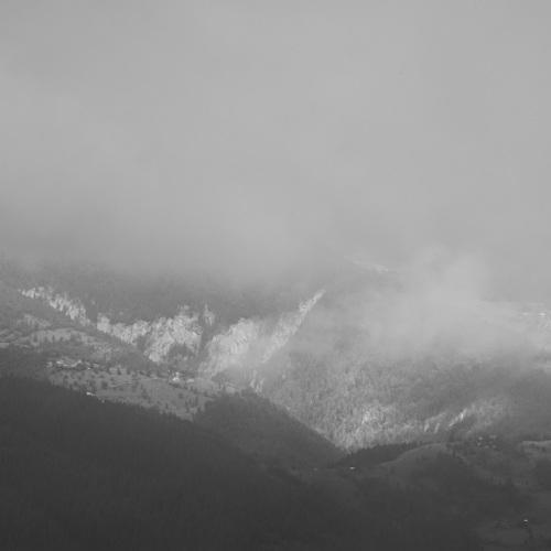 Foggy mountains