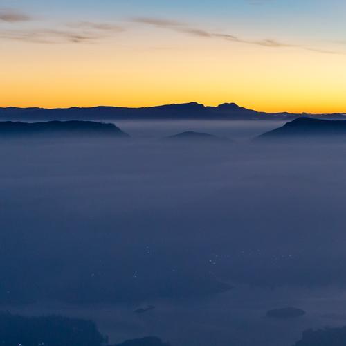 Village light through the FOG