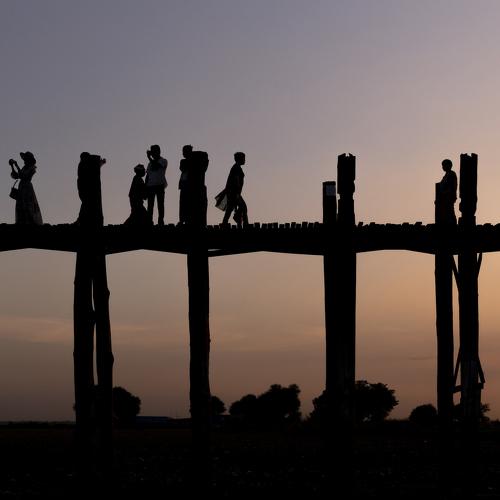 U Bein bridge, Myanmar