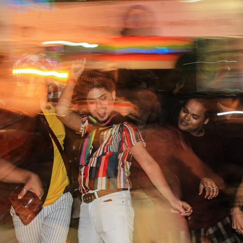 Dancing in the Kolkata Rainbow pride walk 2019