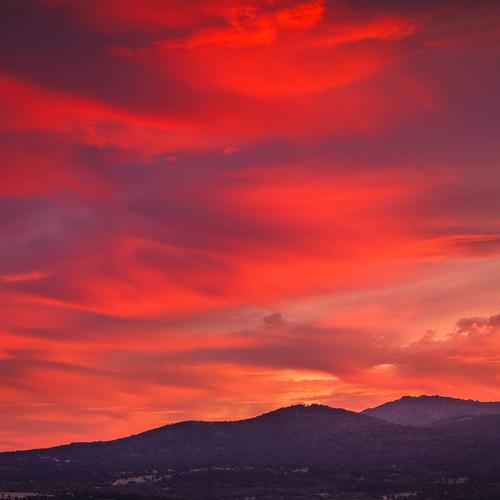 Fire in the sky
