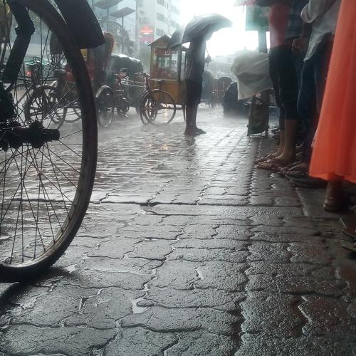 All Rickshaw Pullers Say 'No' at this rain