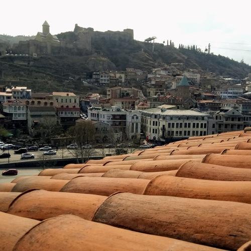 Warm Tbilisi roofs