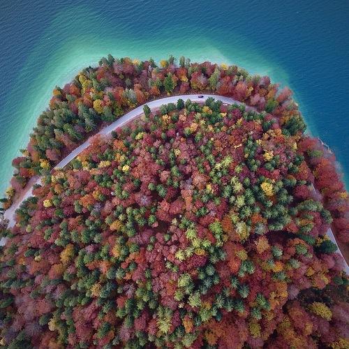 A volcano of colours