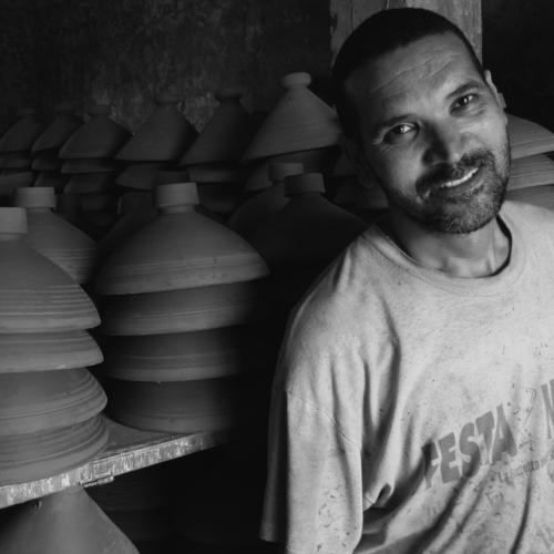 Pottery maker man from Morocco