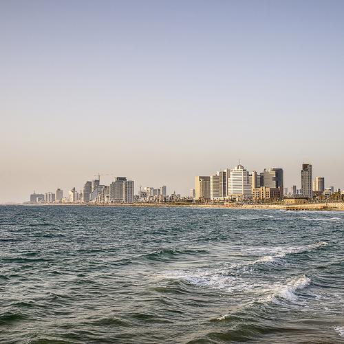 Tel-Aviv coastline / Береговая линия Тель-Авива