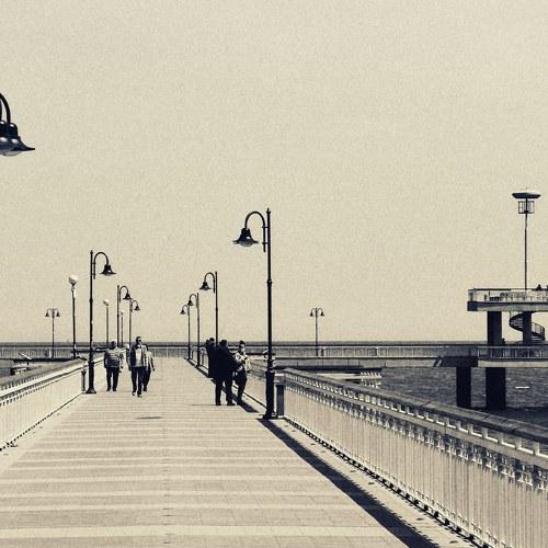 The Burgas bridge in the past