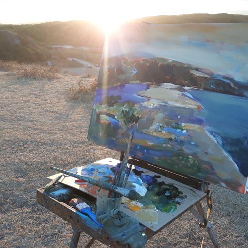 At sunset