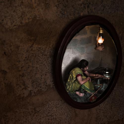 Mirror that reflects life.