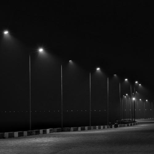Street night alone