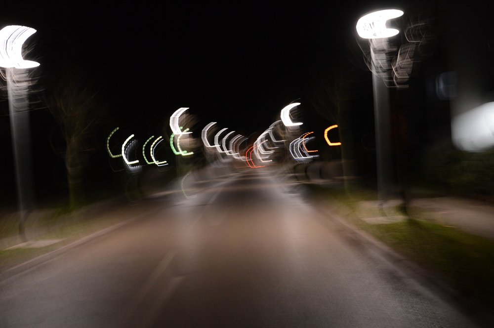 Night in the city effect.