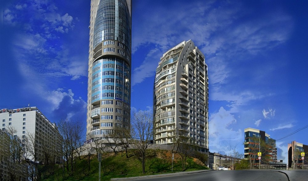 Городской пейзаж.