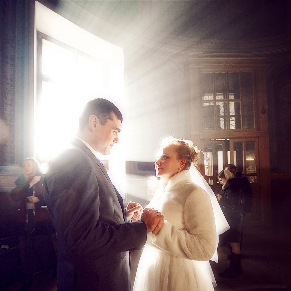 В лучах света