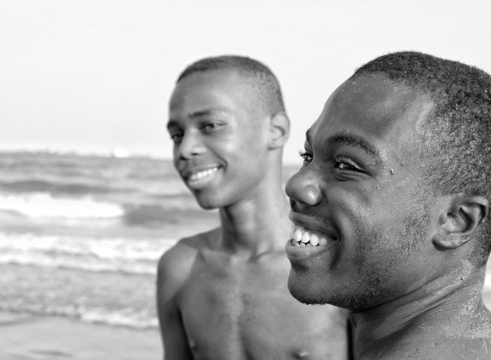 Laugh at the beauty of the world.