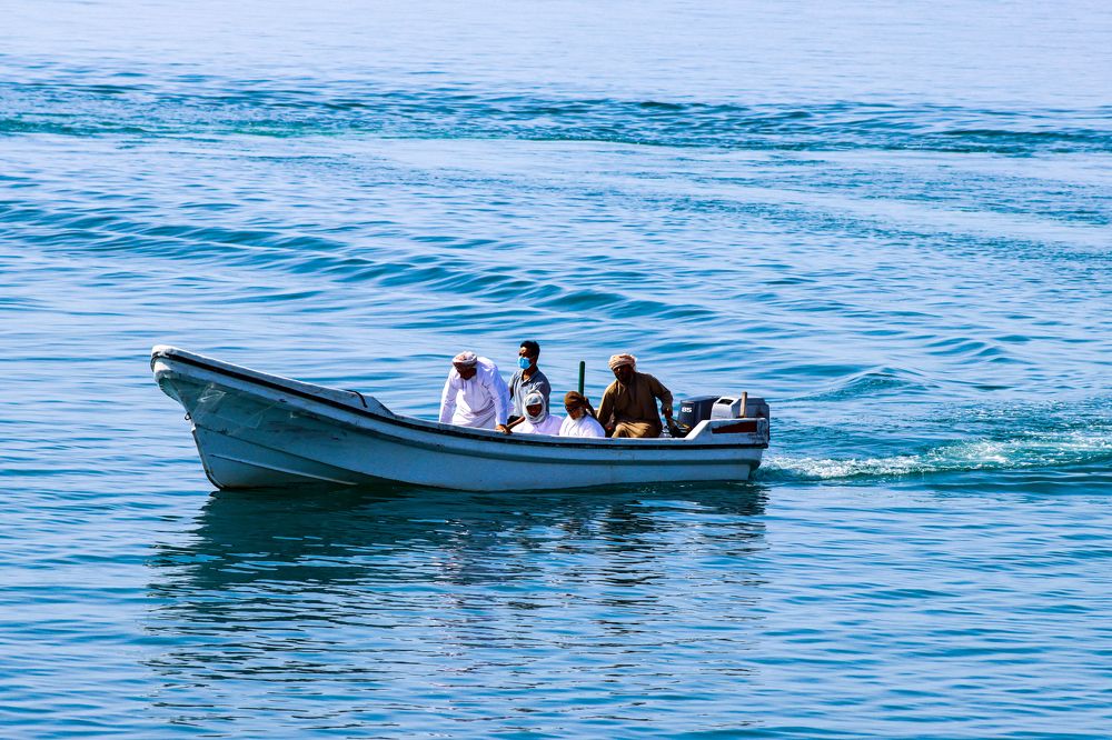 Boat transportation across the islands