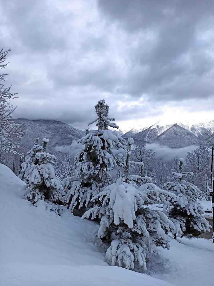 Зима в горах