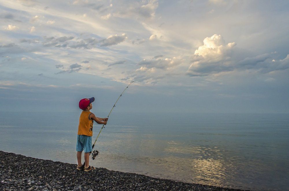 Первая рыбалка