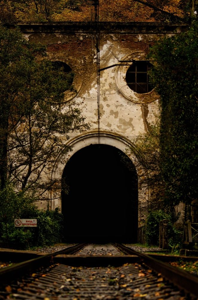 Голодный тоннель. Республика Абхазия.  The hungry tunnel.