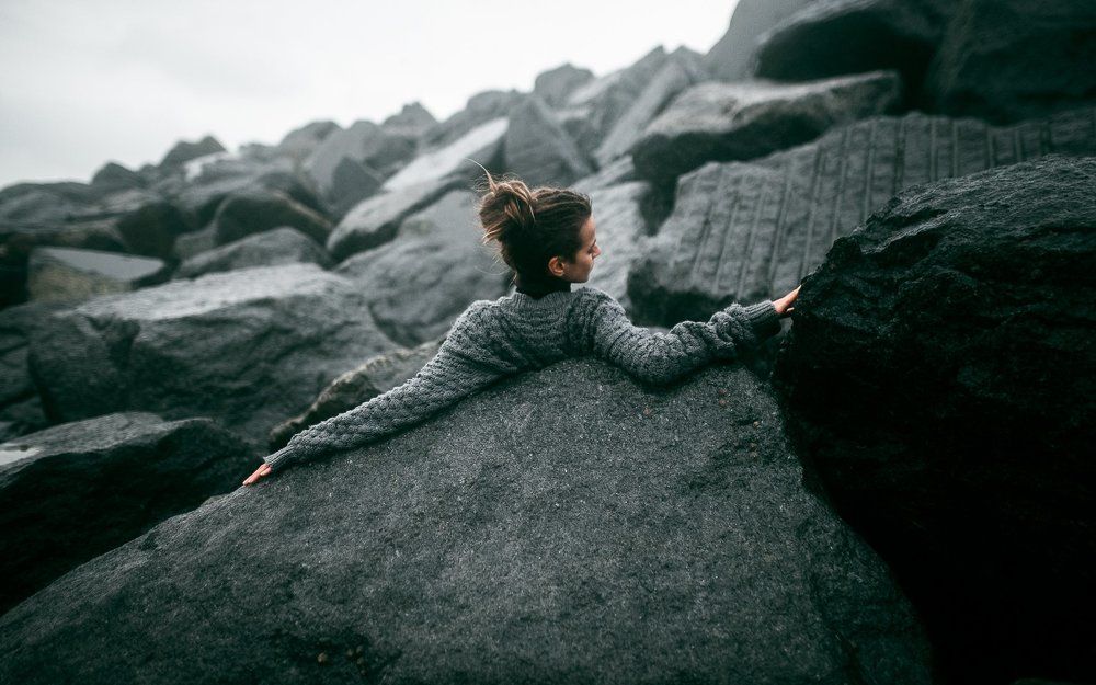 .in silence she whispers.