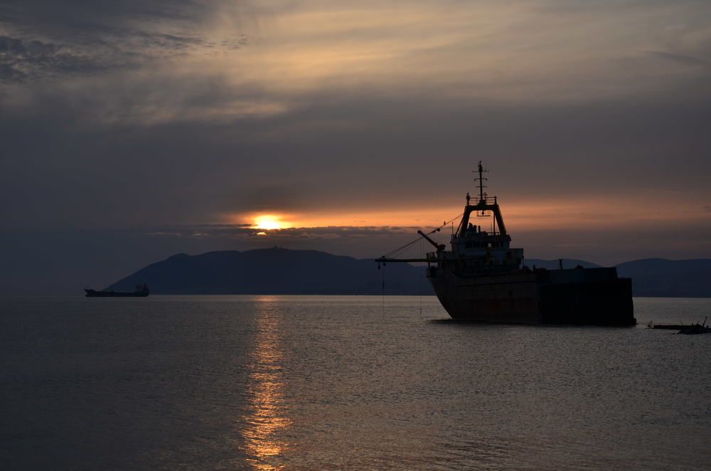 Турецкий корабль. Кабардинка