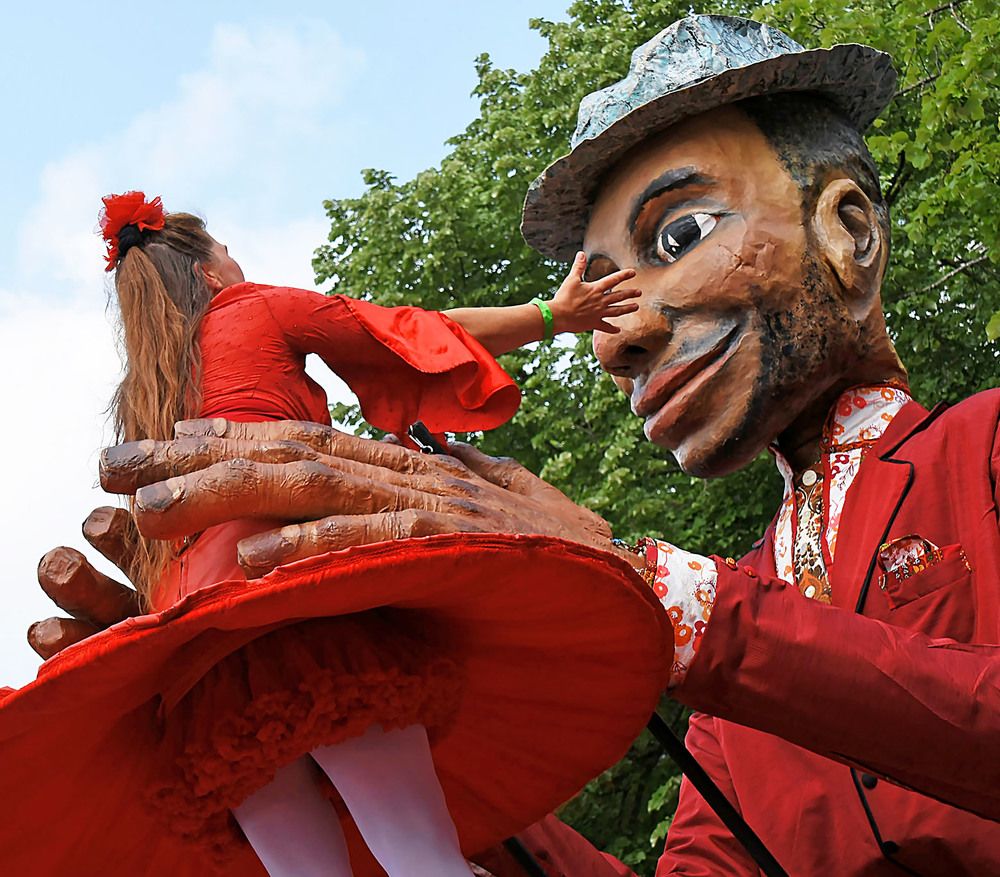 Straattheater in Leeuwarden