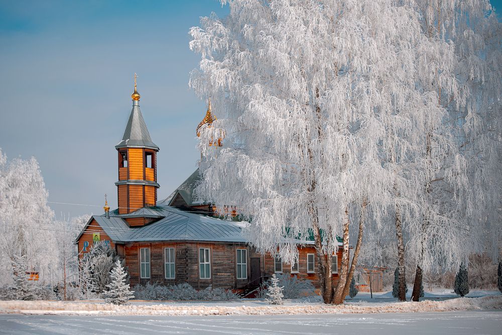 Морозный день