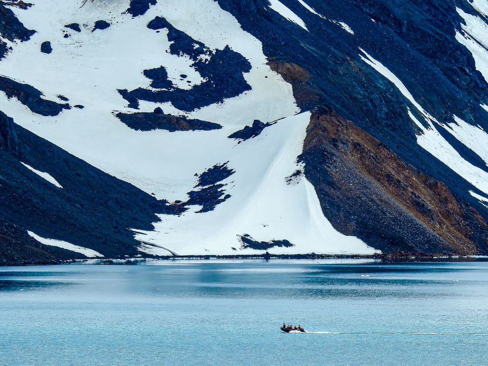 Blue and White Antarctica