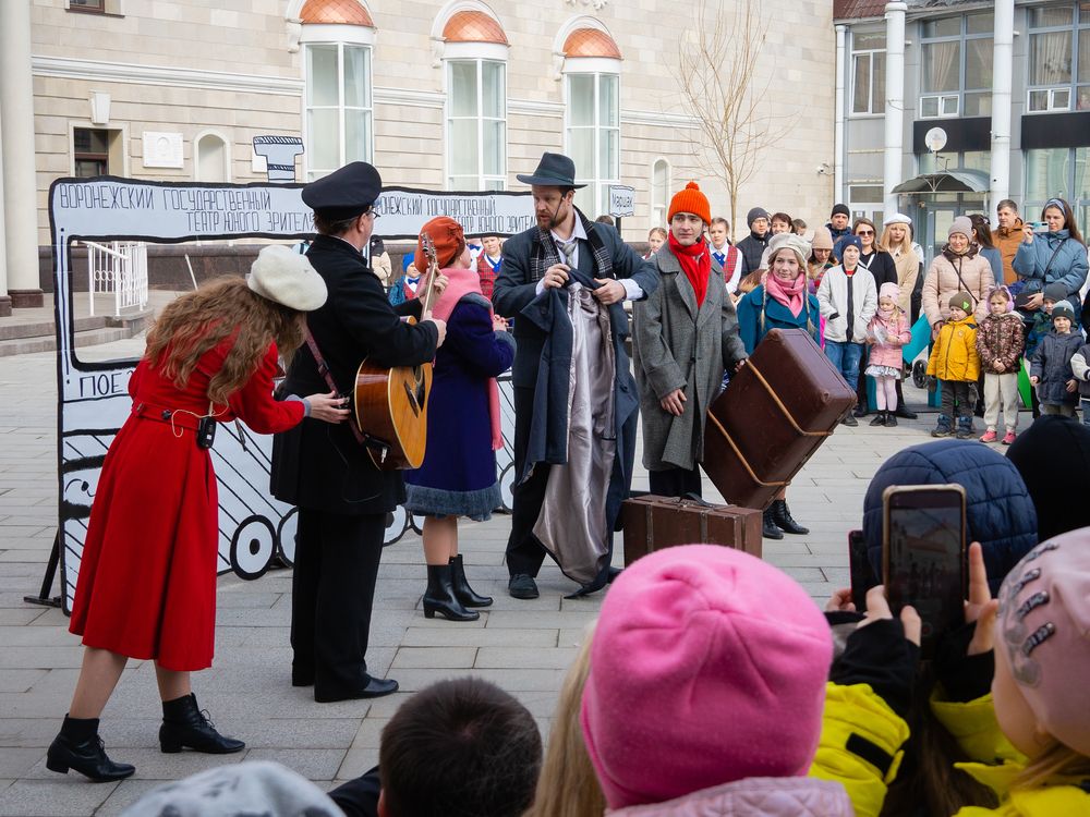 На открытии фестиваля МАРШАК