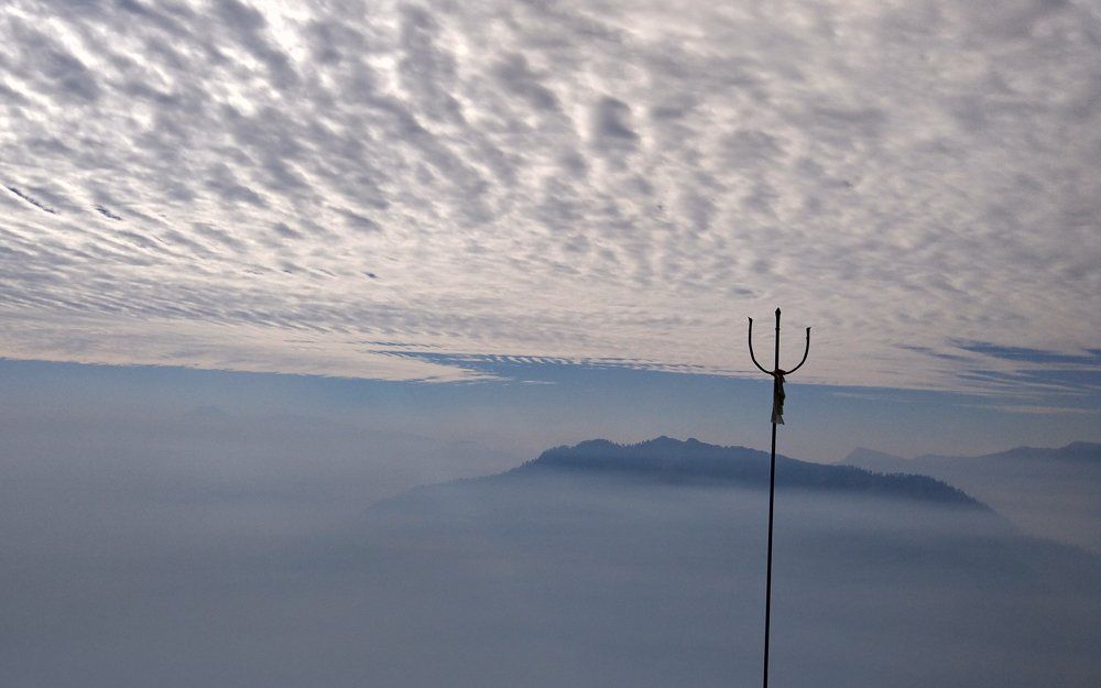 foggy day in mountain