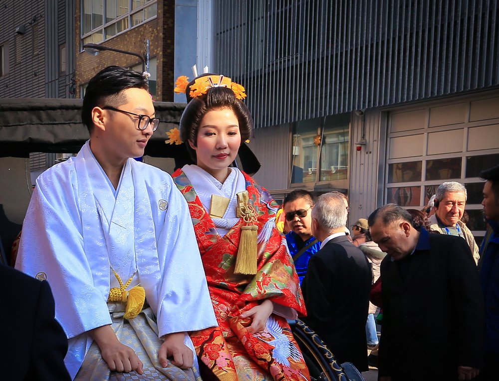 Свадьба в Токио.