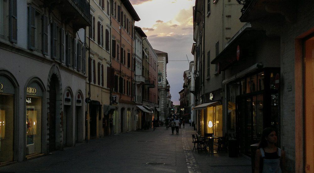 вечерняя Corso d'Augusto