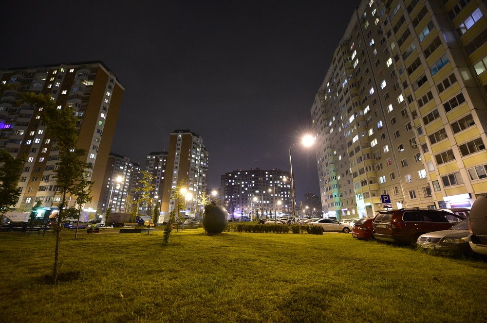 Ночная прогулка по городу.