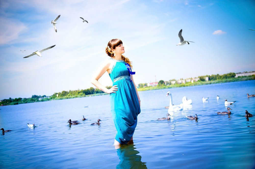 Прекрасный солнечный день в тишине