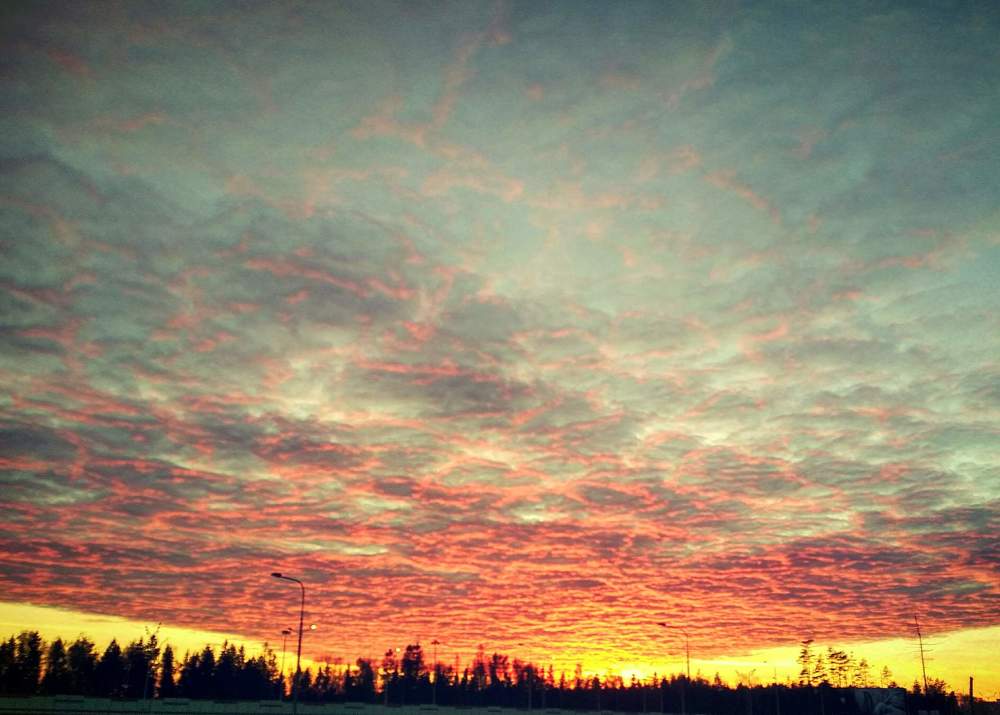 Огненный закат